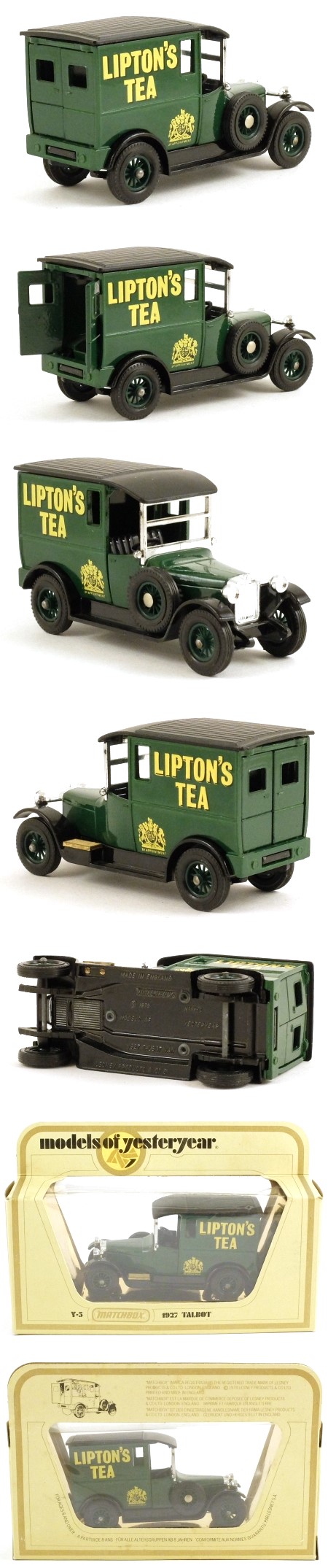 Y5-4 1927 Talbot Van 'Liptons Tea'