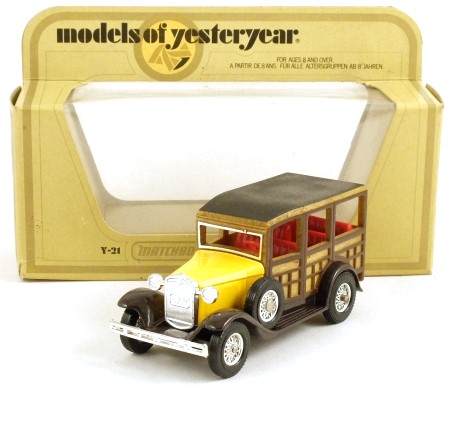 Matchbox Models of Yesteryear Y21-1 1930 Ford Model A Woody