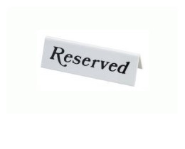 Reserved Items