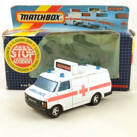 Matchbox King Size K143 Bedford Emergency Van