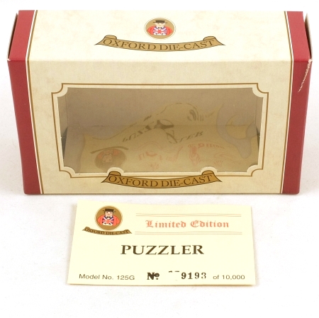 Oxford Diecast 125G Morris Bullnose Van 'Puzzler' BOX ONLY