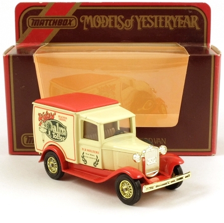 Matchbox Models of Yesteryear Y22-1 1930 Ford Model A Van 'Walters Palm Toffee'