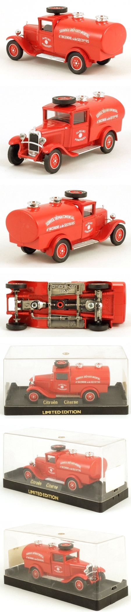 4422 Citroen C4F 1930 Fire Service Tanker