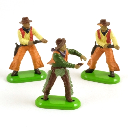 Britains 7408 Cowboys x 3