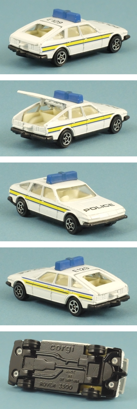 Juniors J6 Rover 3500 Police Car