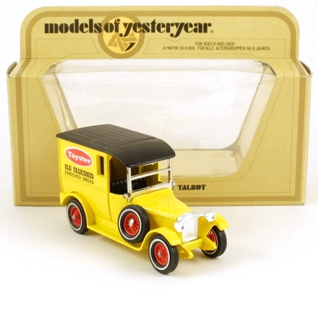 Matchbox Models of Yesteryear Y5-4 1927 Talbot Van 'Taystee Bread'