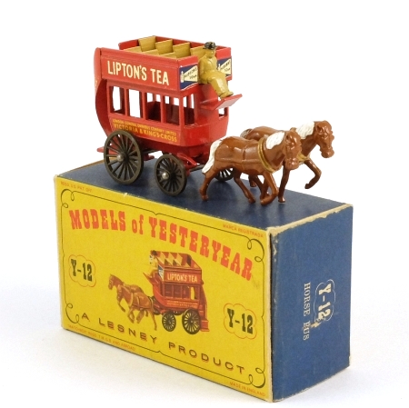 Matchbox Models of Yesteryear Y12-1 1899 Horse-drawn Bus