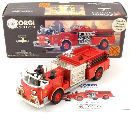 Corgi Classics 51501 American La France Open Cab Pumper 'Westminster'