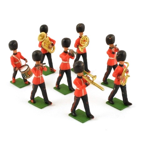 Britains Scots Guards Bandsmen x 8 plus spares