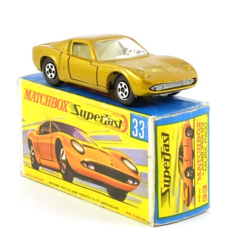 Matchbox MB33 Lamborghini Miura P400