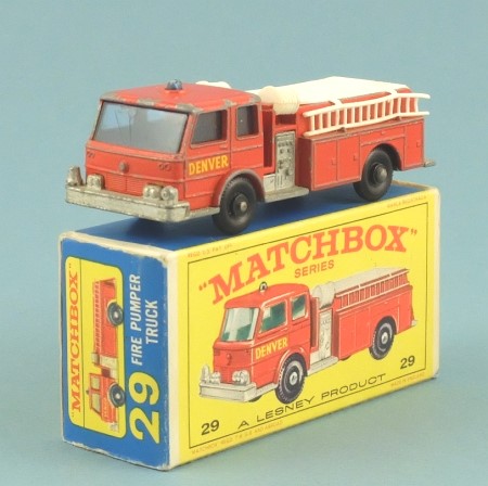 Matchbox 29c Maxim Fire Pumper Truck