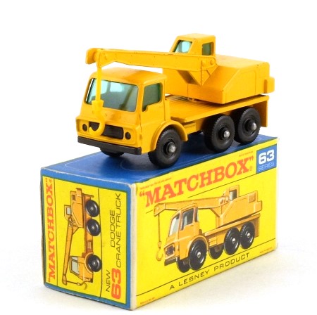 Matchbox 63c Dodge Crane Truck