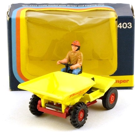 Corgi 403 Thwaites Skip Dumper