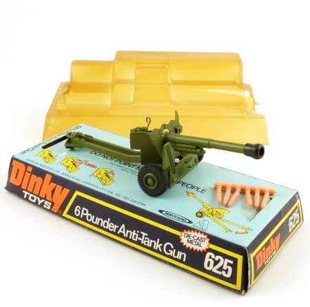 Dinky 625 6 Pounder Anti-Tank Gun