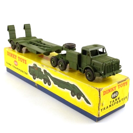 Dinky 660 Thornycroft Mighty Antar Tank Transporter