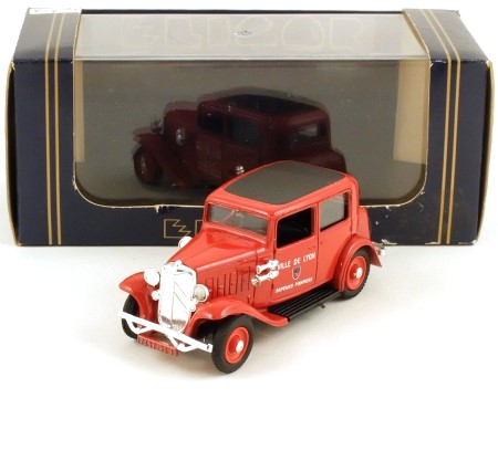 Eligor 1005 Citroen Rosalie Berline 1933 'Pompiers'