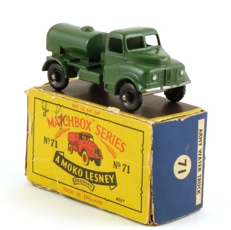 Matchbox 71a Austin 200 gal. Military Water Truck