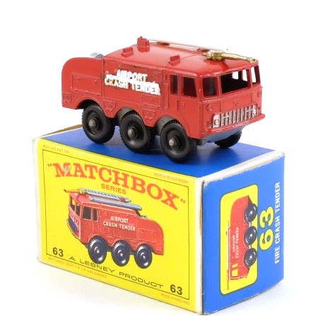 Matchbox 63b Airport Fire Tender