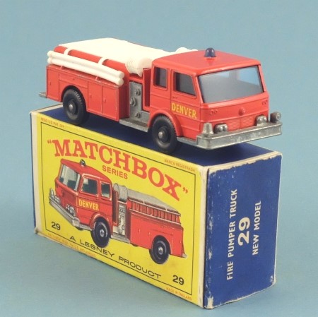 Matchbox 29c Maxim Fire Pumper Truck