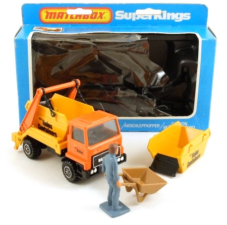 Matchbox King Size K28-2 Bedford Skip Truck