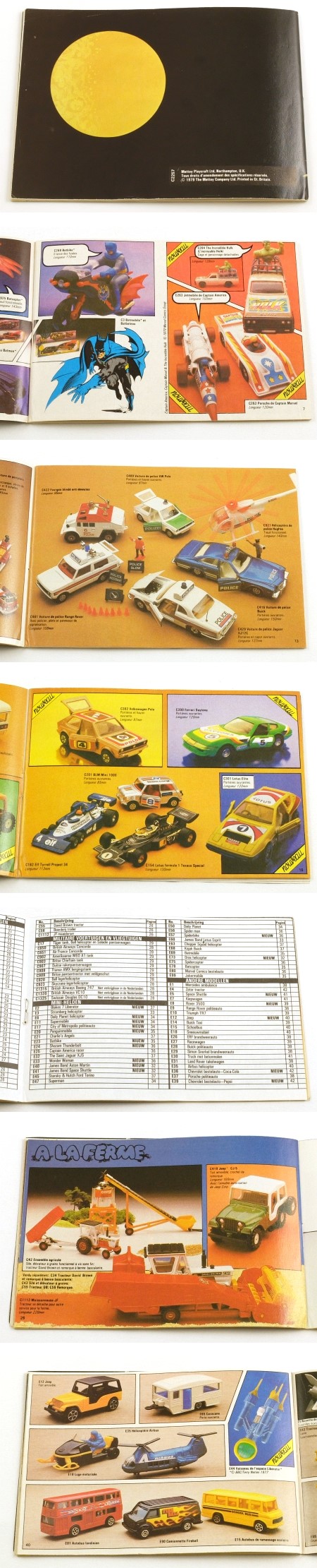 Corgi 1979 Collectors Catalogue, French edition