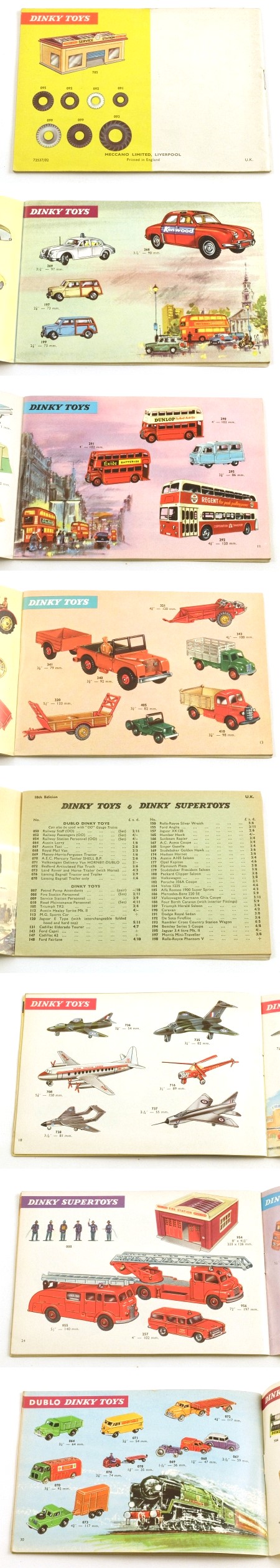 Dinky Toys 1962 Catalogue 10th edition