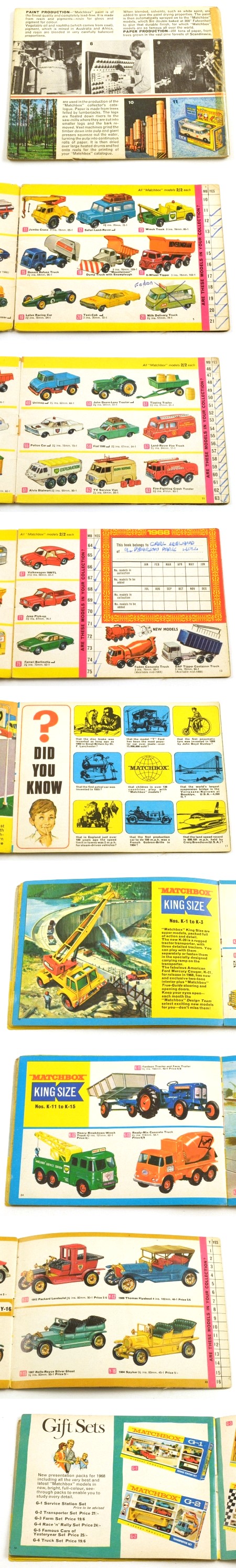Matchbox 1968 Collectors Catalogue