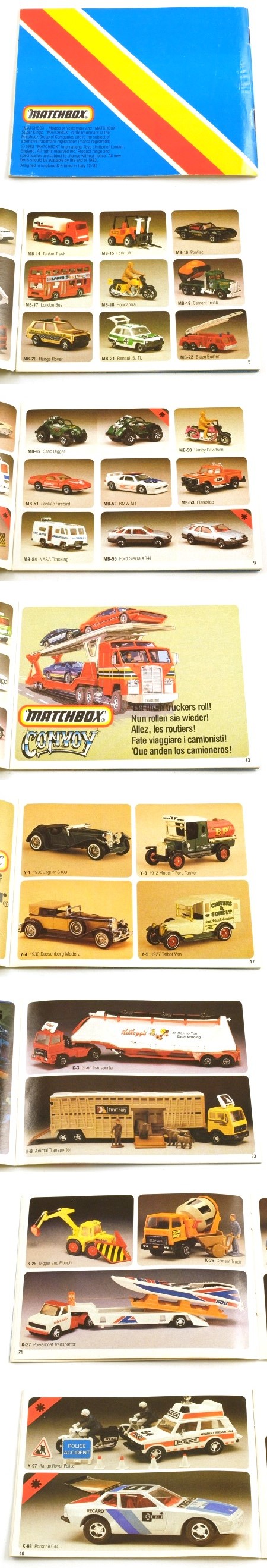 Matchbox 1983 Collectors Catalogue