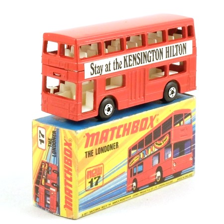 Matchbox MB17 Londoner Bus 'London Kensington Hilton'