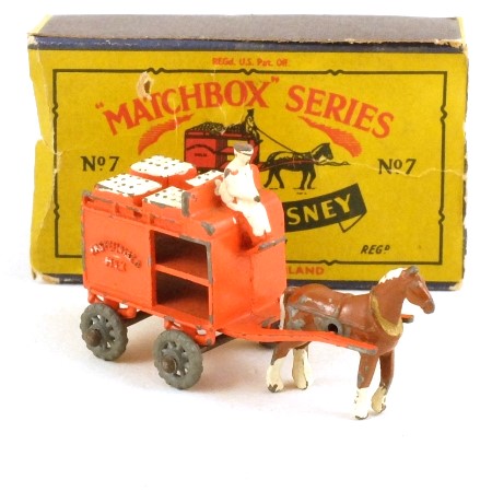 Matchbox 7a Horse-Drawn Milk Float