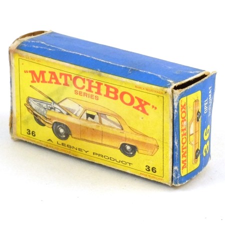 Matchbox 36c Opel Diplomat BOX ONLY