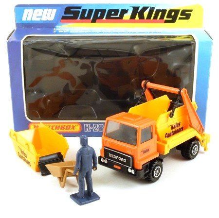 Matchbox King Size K28-2 Bedford Skip Truck