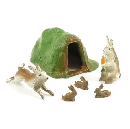 Taylor and Barrett 202 Rabbit Family and Burrow