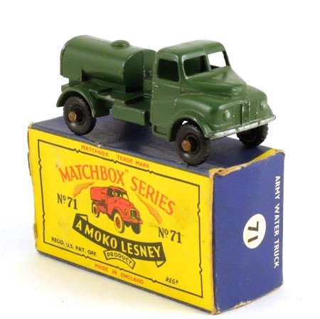 Matchbox 71a Austin 200 gal. Military Water Truck