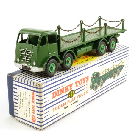 Dinky 905 Foden Flat Truck with Chains