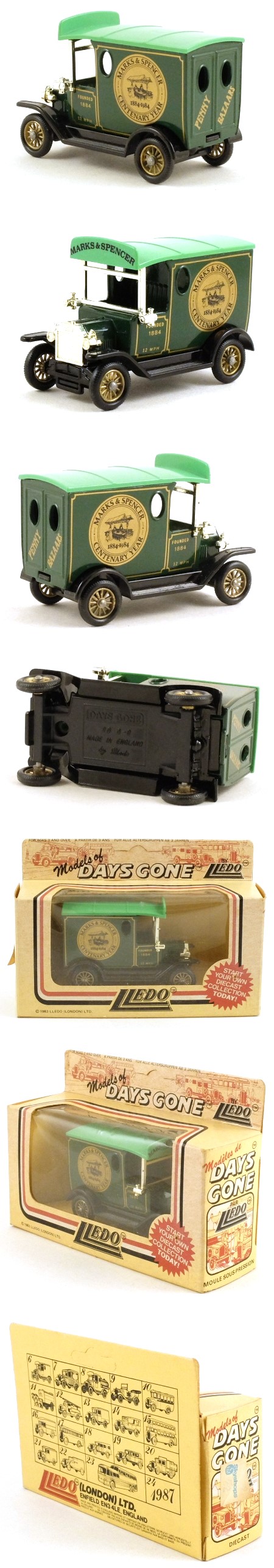 DG006  1920 Model T Ford Van 'Marks & Spencer'