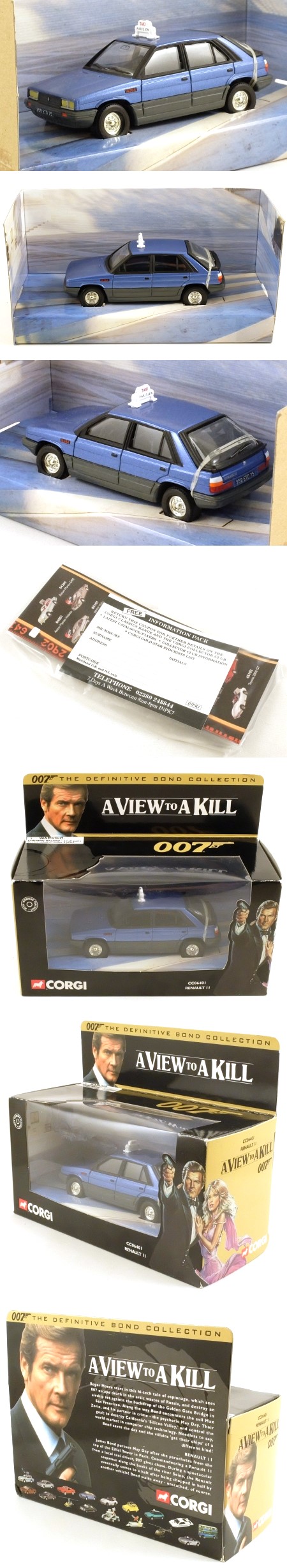 CC96401 James Bond Renault 11 Taxi