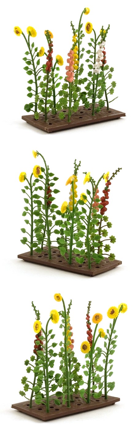 2542 Sunflowers and Hollyhocks