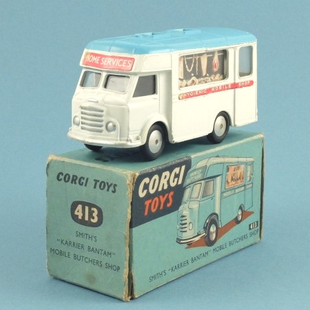 Corgi 413 Smiths Karrier Bantam Mobile Butchers
