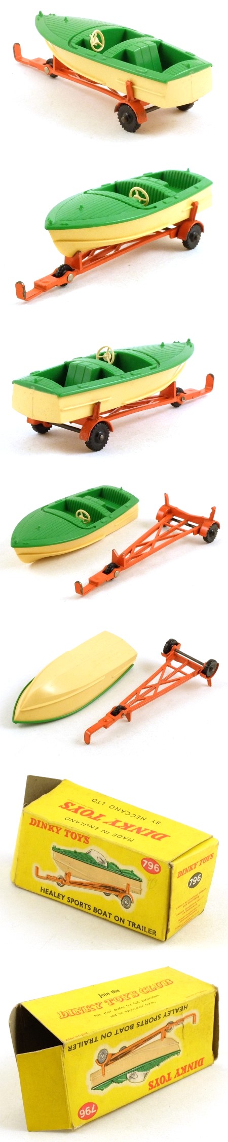 796 Healey Sports Boat and Trailer