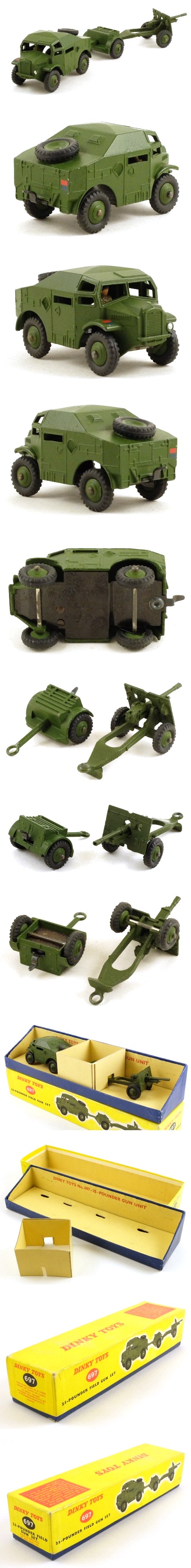697 25 Pounder Field Gun Set
