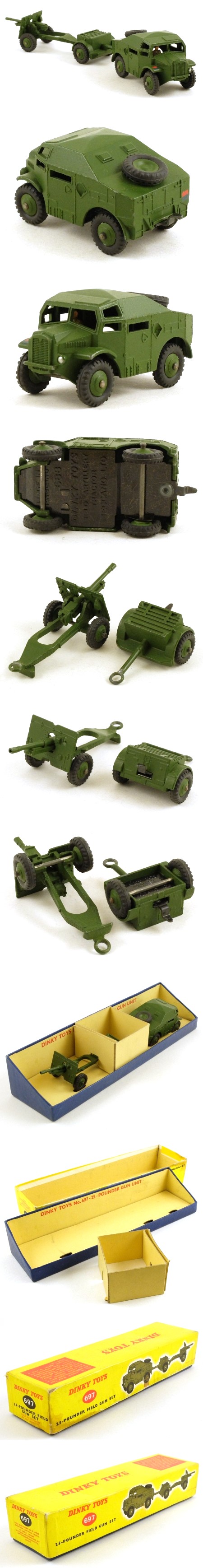 697 25 Pounder Field Gun Set