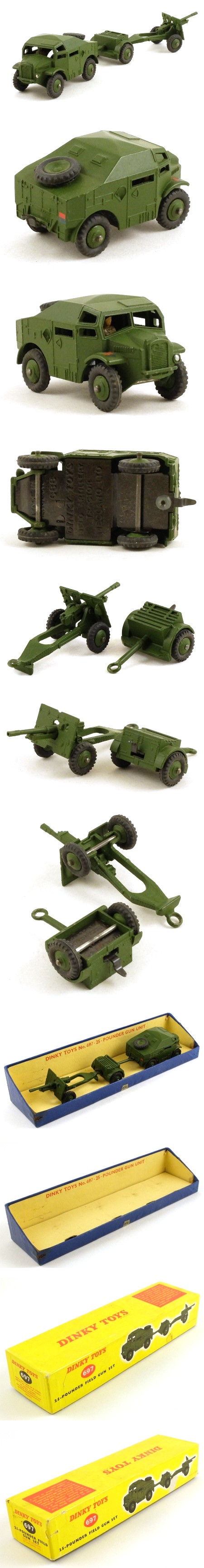 697 25 Pounder Field Gun Set