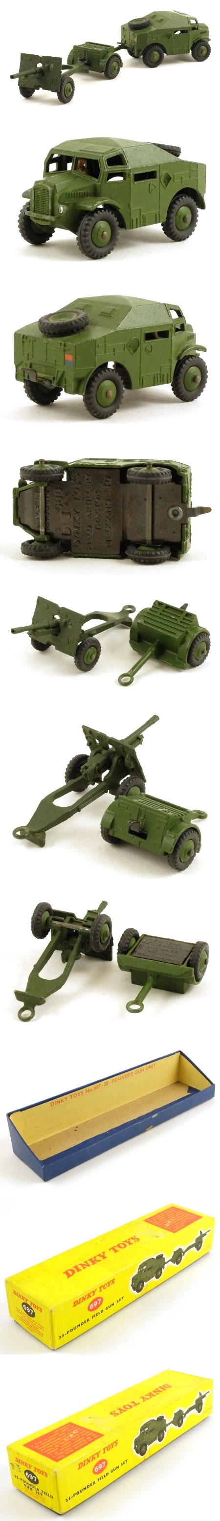 697 25 Pounder Field Gun Set