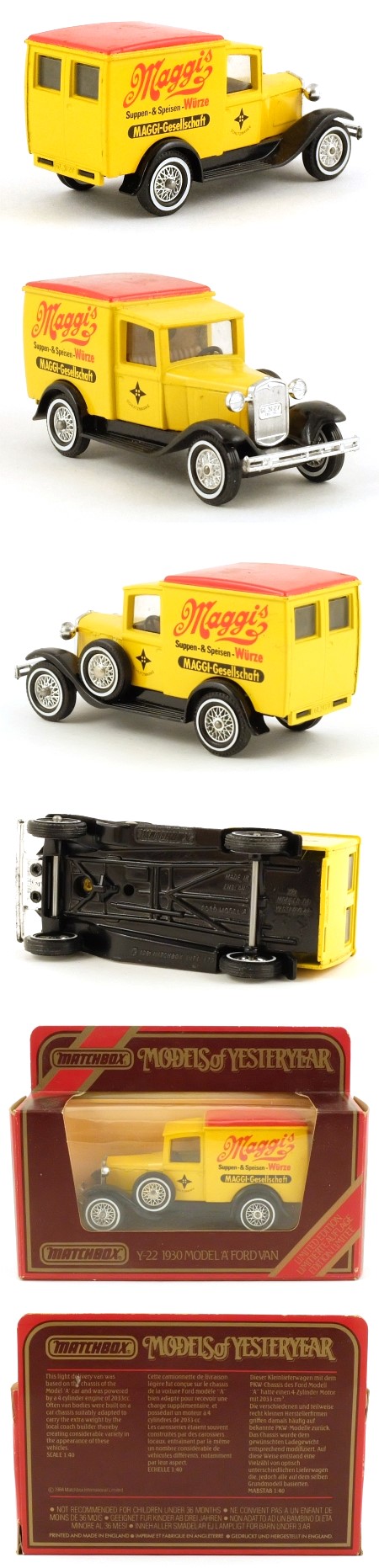 Y22-1 1930 Ford Model A Van 'Maggis'