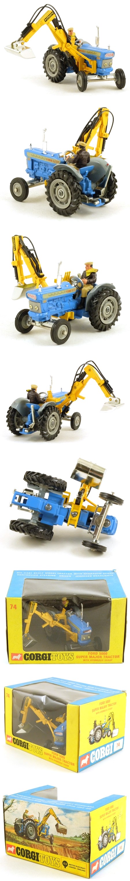 74 Ford 5000 Tractor with Hydraulic Scoop