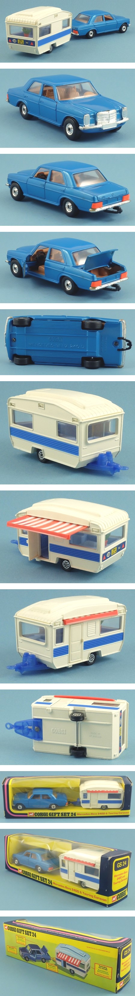 GS24 Mercedes-Benz 240D with Touring Caravan