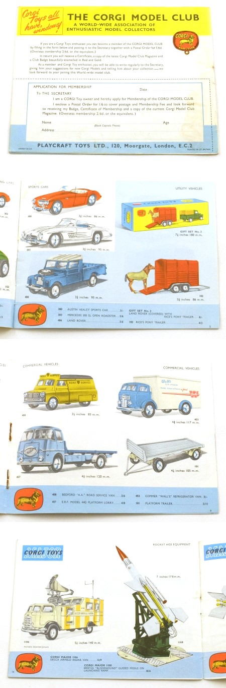 Corgi Toys 1958 Catalogue
