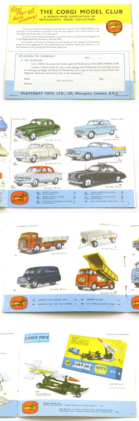 Corgi Toys 1958 Catalogue
