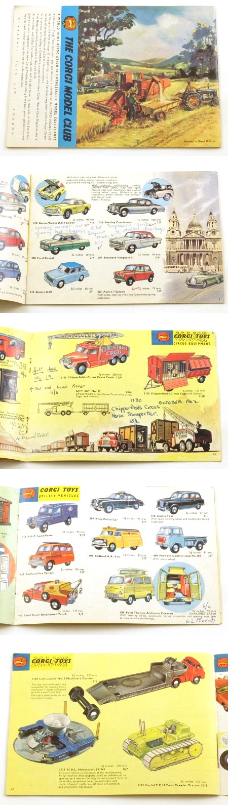 Corgi Toys 1961 Catalogue